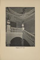 Oppgangen til første rad. Fra boka Nationaltheatret i Kristiania, ukjent forfatter, utgitt 1899.