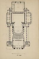 Grunnplan tredje etasje. Fra boka Nationaltheatret i Kristiania, ukjent forfatter, utgitt 1899.
