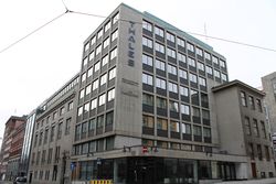 Nedre Vollgate 11, Oslo, 1913 (ombygd 1930), ark. Henrik Nissen og Henrik Nissen d.y. Foto: Chris Nyborg (2013).