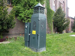 Nedstigningsårn ved Kampen kirke Oslo.jpg