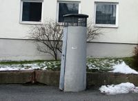 Nedstigningstårn ved Olav Kyrres gate i Oslo. Foto: Stig Rune Pedersen