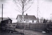 Huset Nereng rundt 1955. I 2010-åra fikk huset et stort tilbygg.