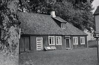 Lille gård. Foto: Halvor Vreim (1942).