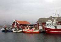 Brygga i Nevlunghavn. Foto: Kristian Hunskaar (2008).