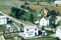 Niels Høeghsvei 32 flyfoto. 1960.