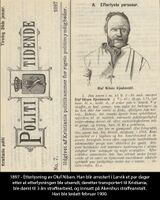 Etterlysning etter Oluf Nilsen Kjesbovold - 1897