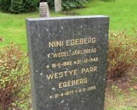 Nini og Westye Parr Egeberg var de siste private eierne av Bogstad gård. De er gravlagt sammen på Ullern kirkegård. Foto: Stig Rune Pedersen