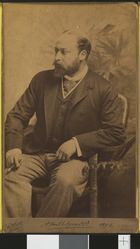 Kronprins Edvard. Foto: Henry Van der Weyde (1893).