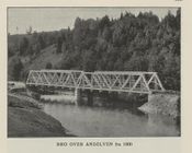 Bro over Andelven fra 1900. Kilde: "Norsk Hoved-Jernbane i femti Aar". nb.no