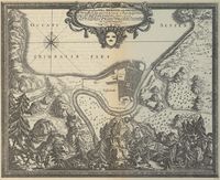Svensk kart fra 1658.