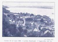 Nordre del av byen 1905