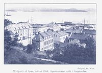 Byen og torvet 1906