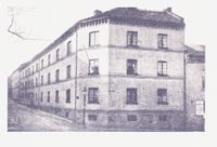 Møllergatens arbeiderbolig i Nedre Hammersborggate 11 fra 1852, ark. Peter Høier Holtermann. Foto: Ukjent