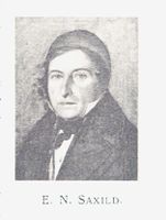 Erik Nikolai Saxild (1787-1846), inspektør ved skolen og seinere rådmann.