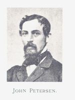 John Petersen (1814–1880), gymlærer ved skolen.