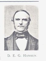 Ditlev Emil Gotfred Hansen (1813–1901), tysklærer ved skolen og første skoleinspektør i folkeskolen i Christiania. Prest.