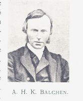 Albert Henrik Krohn Balchen (1825–1908), lærer, prest og politiker.