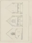 Kongehallen på Bergenhus slik den antas å ha vært. Illustrasjon hentet fra boken Norske bygninger fra fortiden av Nicolaysen, N. og utgitt av Kristiania, 1860-1880 (Kristiania, 1860-1866).