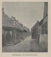 Smalgangen, fra Gamle Christiania-billeder, utg. 1893.