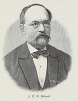 Johan Christian Ræder Scheel. Ramseth, Chr.: "Hamar bys historie", utg. 1899