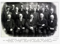 Eidsberg fattigstyre 1913. Foto: Eidsberg herred (1914)