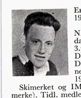 Juss-student Svein Arne Ekeheien, f. 1931, kombinert og langrenn. Foto: Ranheim: Norske skiløpere