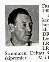 Kokk Alf Andreas Fredriksen, f. 1905, kopp og kombinert. Foto: Ranheim: Norske skiløpere