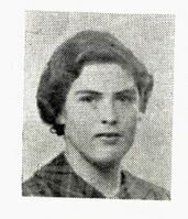 Gymnastikklærerinne Edith Hegnar, f. 1918, slalåm. Foto: Ranheim: Norske skiløpere