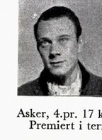 Møbelsnekker Hans Hansen f. 1924, langrenn. Foto: Ranheim: Norske skiløpere