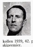 Sjåfør Ingar Røsjø, f. 1912 i Oslo. Hopp og kombinert. Foto: Ranheim: Norske skiløpere