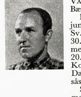 Havnearbeider Arne Vangbo, f. 1912 i Bærum. Hopp. Foto: Ranheim: Norske skiløpere