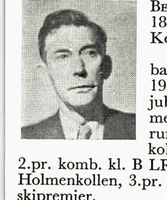 Tekstilagent Kristian Bergheim, f. 1896 i Asker. En av stifterne av laget. Foto: Ranheim: Norske skiløpere