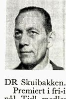 Metallstøper Borger Andresen, f. 1909 i Asker. Hopp. Foto: Ranheim: Norske skiløpere