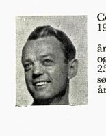 Kjøpmann Herbert Codling, f. 1911 i England. Diverse styreverv over mange år, leder fra 1946. Foto: Ranheim: Norske skiløpere