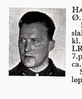 Kontorsjef Odd Haug, f. 1921 på Østre Toten. Slalåm. Foto: Ranheim: Norske skiløpere