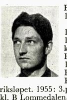 Barbermester Brynjulf Hoff, f. 1928 i Asker. Langrenn. Foto: Ranheim: Norske skiløpere