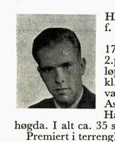 Verktøymaker Rolf W. Hammerstad, f. 1925 i Bærum. Langrenn. Foto: Ranheim: Norske skiløpere