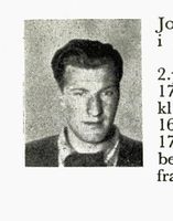 Tømrer Kristian Johansen, f. 1924 i Lommedalen. Langrenn. Foto: Ranheim: Norske skiløpere