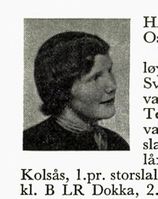 Student Gerd Hamer, f. 1936 i Oslo. Slalåm. Foto: Ranheim: Norske skiløpere