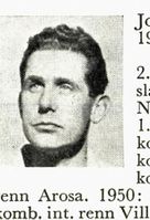 Disponent Sverre Johannessen, f. 1921 i Bærum. Slalåm. Foto: Ranheim: Norske skiløpere