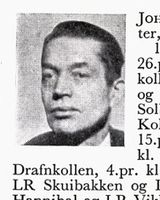 Tapetsermester Kristian Bjarne Johnsen, født 1911 i Bærum. Hopp