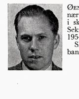 Bankfunksjonær Hallvard Brynjulf Øen, født 1921 i Østre Bærum. Formann fra 1955