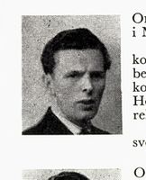 Møbelhandler Olaf Olsen, f. 1912 i Mjøndalen. Kombinert. Foto: Ranheim: Norske skiløpere