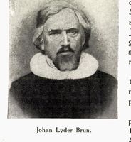 Johan Lyder Brun, sokneprest 1848 til 1862.