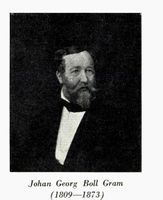 Johan Georg Boll Gram (1809–1873).