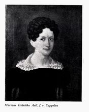 Marianne Didrikke von Cappelen (1804–1867), kona til Hans Aall.