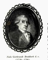 Niels Gerbrand Brodtkorb (1729–1796), justisråd, eier av Tjøttagodset.