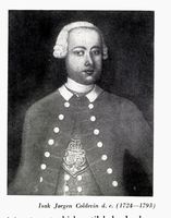 Isach Jørgen Coldevin (1724–1790), oberstløytnant og godseier på Dønnesgodset.