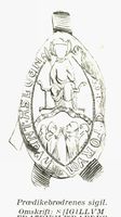 Predikerbrødrenes spissovale segl fra middelalderen