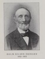Holm Nilsen Eringen, ordfører 1852-1853. Illustrasjon fra boka "Askim herred 1814-1914".